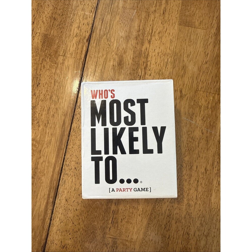 Who's Most Likely To... A Party Card Game Game Night Ages 17+ Players 4+
